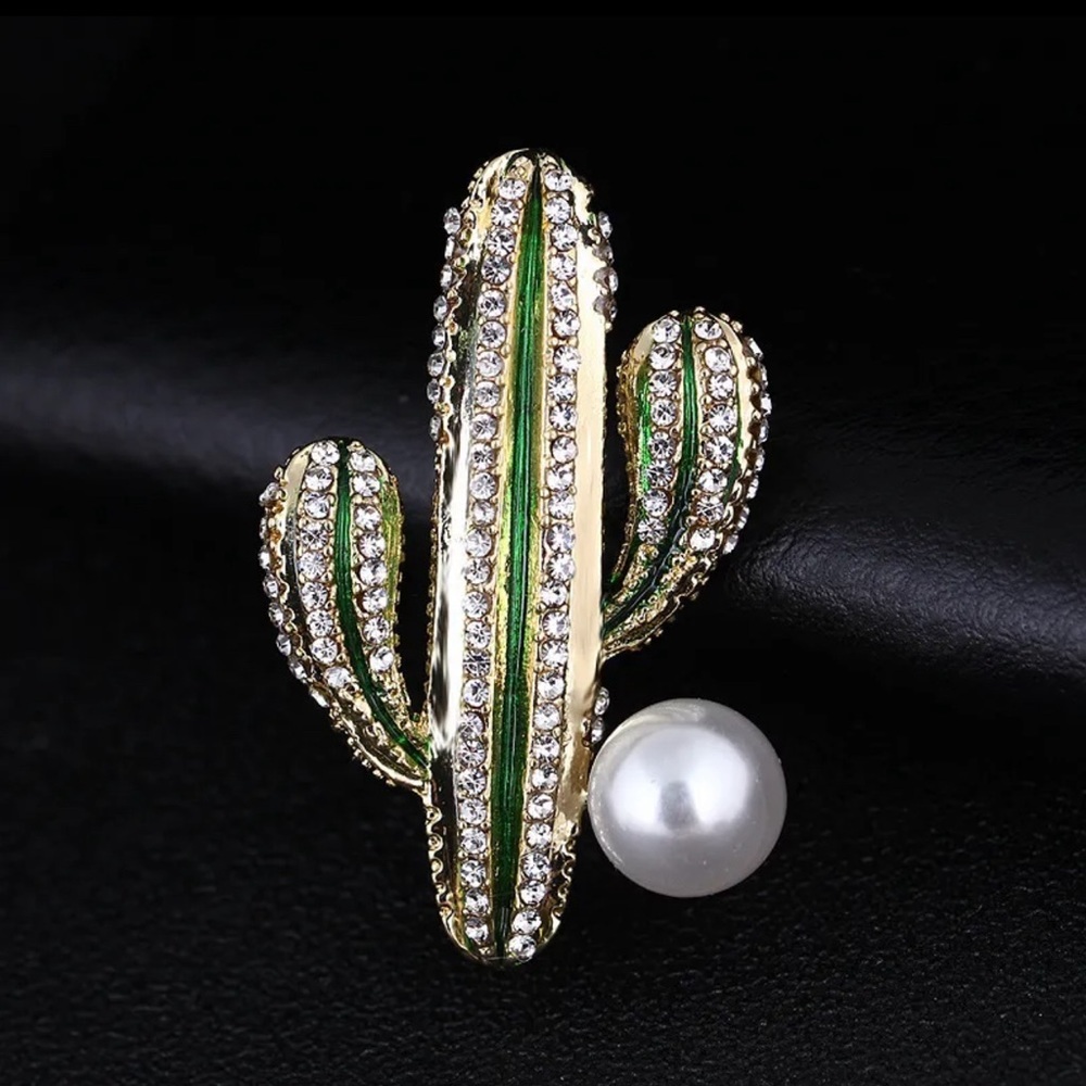 Desert Cactus Brooch